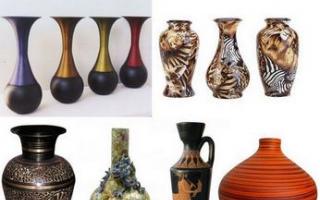 Вазы: разнообразие материалов и форм в интерьере Где подобрать вазы дизайнеру